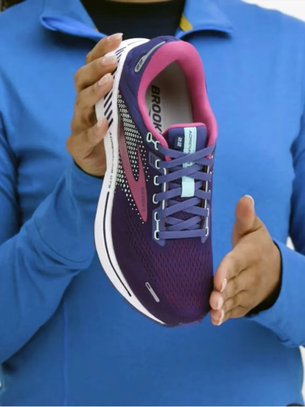 Brooks Women’s Running Shoes - Purple with Pink Accents